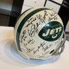 1969 New York Jets Super Bowl Champs Team Signed Full Size Helmet Joe Namath JSA