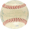Beautiful 1955 New York Yankees American League Champs Team Signed Baseball JSA