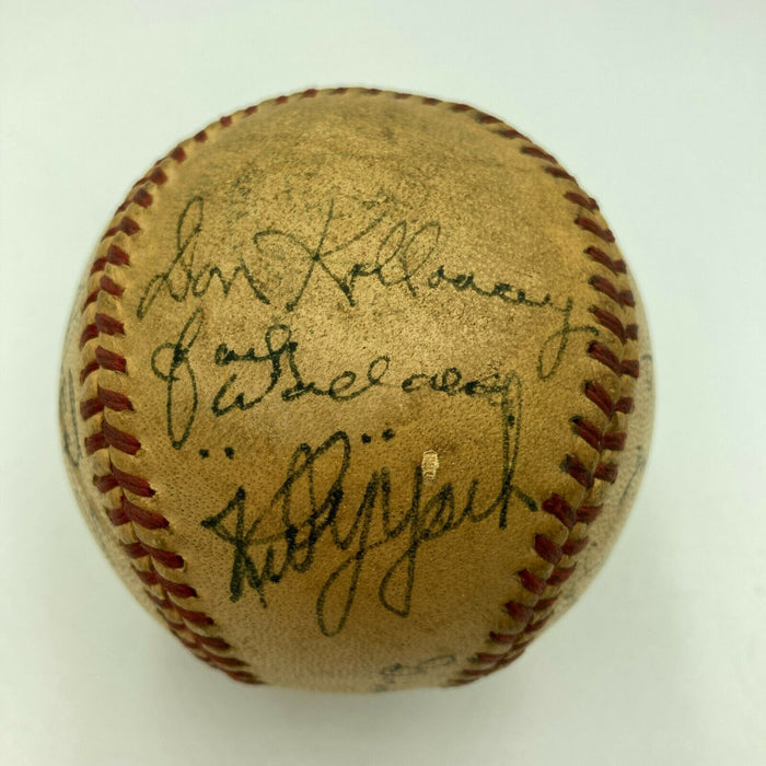 1947 Detroit Tigers & Chicago White Sox Team Signed American League Baseball