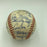 1969 Chicago Cubs Team Signed Vintage National League Baseball Ernie Banks JSA