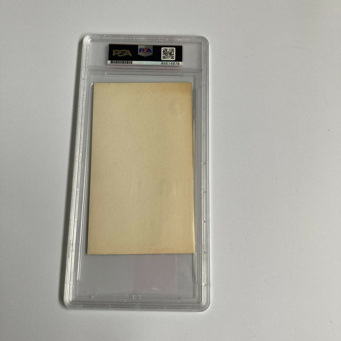 Amos Otis Signed 1969 New York Mets Welcome Home Shea Stadium Postcard PSA DNA