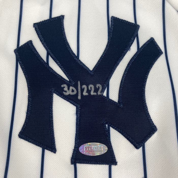 Derek Jeter Signed Authentic 1998 New York Yankees World Series Jersey Steiner