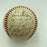 Nice 1953 Milwaukee Braves Team Signed National League Baseball JSA COA