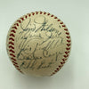 Nice 1953 Milwaukee Braves Team Signed National League Baseball JSA COA