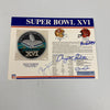 Joe Montana San Francisco 49ers Super Bowl Champs Team Signed Patch JSA COA