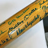 Stunning Mickey Mantle Sandy Koufax Hall Of Fame Multi Signed Bat With JSA COA