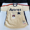 Nolan Ryan Signed Authentic Houston Astros Mitchell & Ness Jersey JSA COA