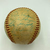 Roger Maris Rookie 1957 Cleveland Indians Team Signed Baseball JSA COA