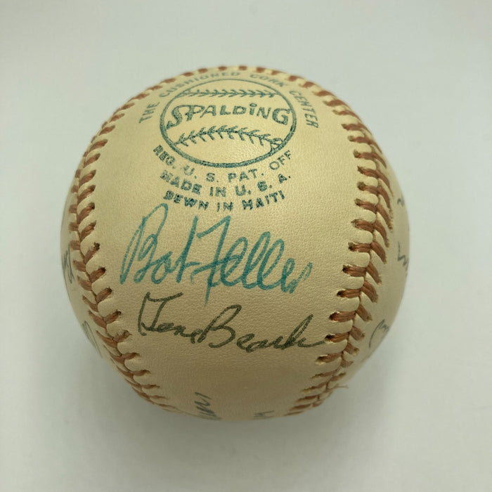 1948 Cleveland Indians World Series Champs Team Signed Baseball JSA COA