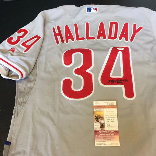 Roy Halladay Signed Inscribed "Doc" Authentic Philadelphia Phillies Jersey JSA