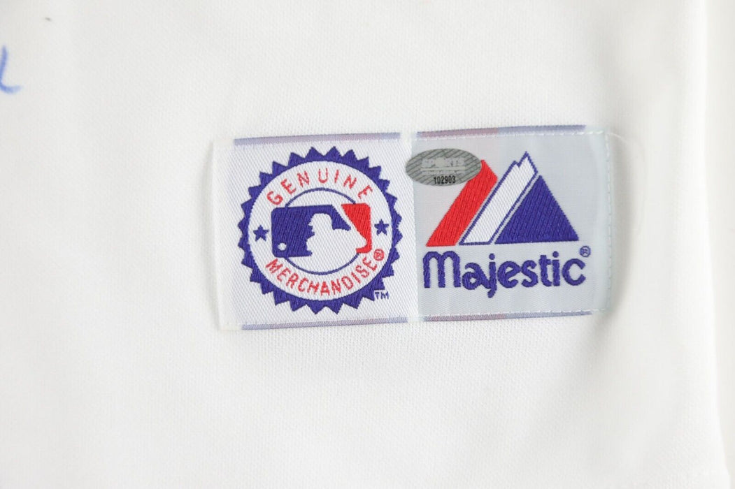 2004 Boston Red Sox World Series Camps Team Signed Authentic Majestic Jersey PSA