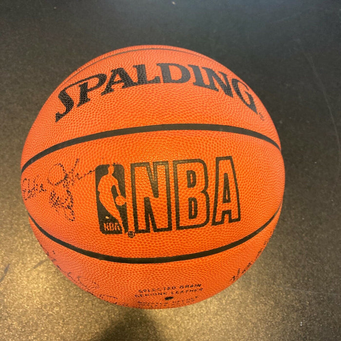 1992-93 Seattle Supersonics Team Signed NBA Game Basketball Gary Payton