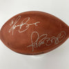 Jerome Bettis & Isaac Bruce Signed NFL Wilson Game Football JSA COA