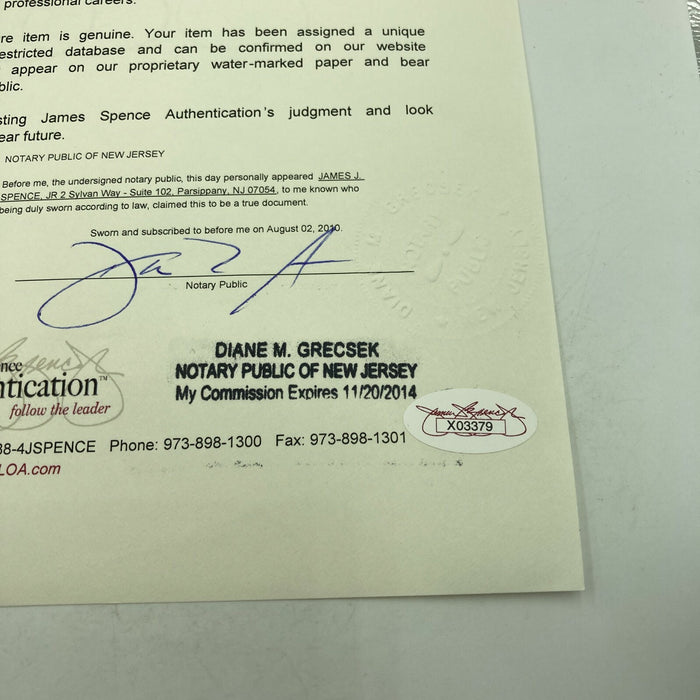 Dizzy Dean Sweet Spot Single Signed Vintage 1930's Baseball With JSA COA