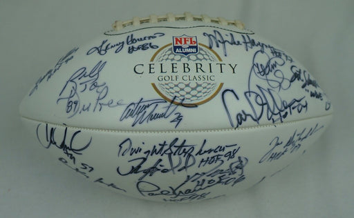 NFL Hall Of Fame Legends Multi Signed Celebrity Golf Classic Football PSA DNA