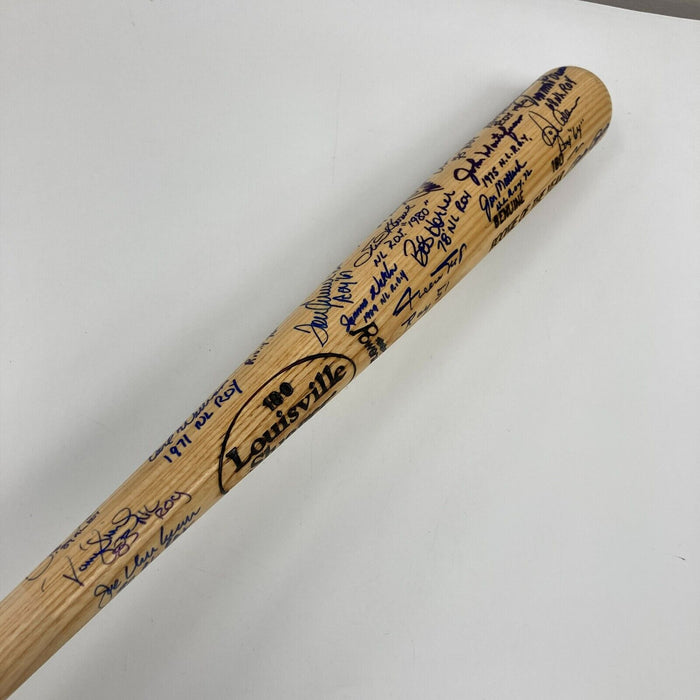 Rookie Of The Year Winners Signed Bat With Willie Mays "ROY 1951" 35+ Sigs JSA