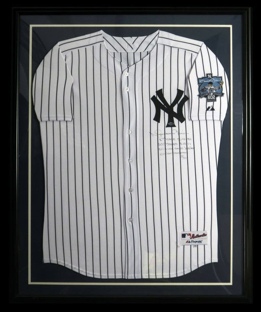 Mariano Rivera 602 Saves Signed Heavily Inscribed NY Yankees Jersey Steiner COA