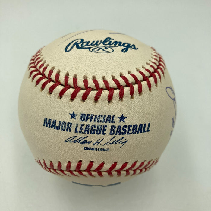 Don Larsen Goose Gossage New York Yankees Legends Multi Signed Baseball