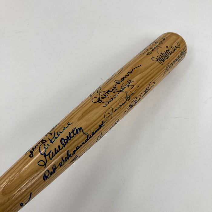 Beautiful Hall Of Fame Legends Multi Signed Baseball Bat 37 Sig Ted Williams JSA