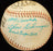 Satchel Paige 1970's Hall Of Fame Induction Multi Signed Baseball JSA COA