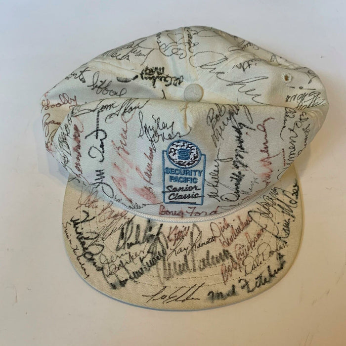 Arnold Palmer 1991 PGA Security Pacific Classic Signed Hat 72 Sigs! JSA COA