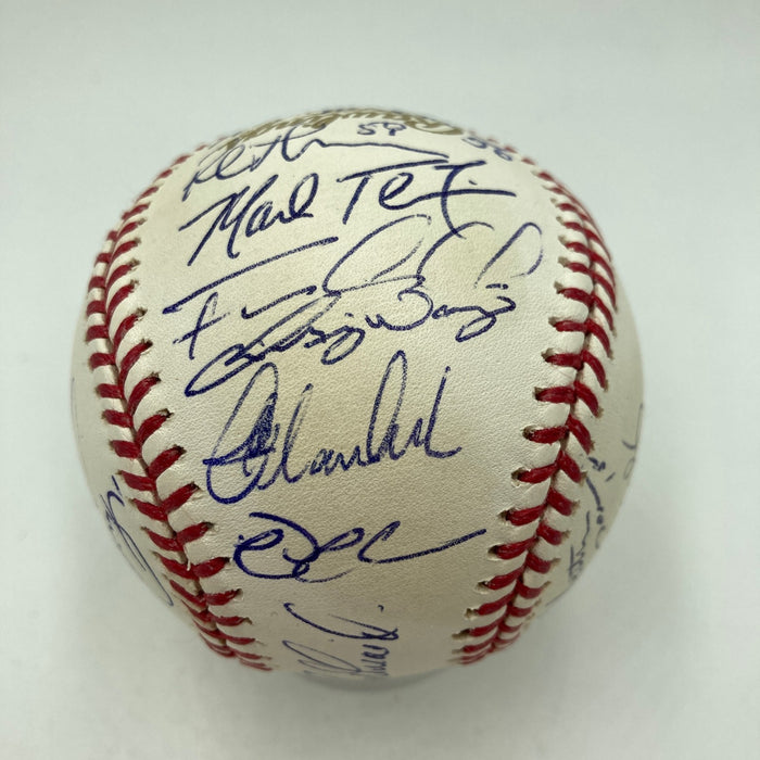 2009 New York Yankees World Series Champs Team Signed W.S. Baseball JSA COA