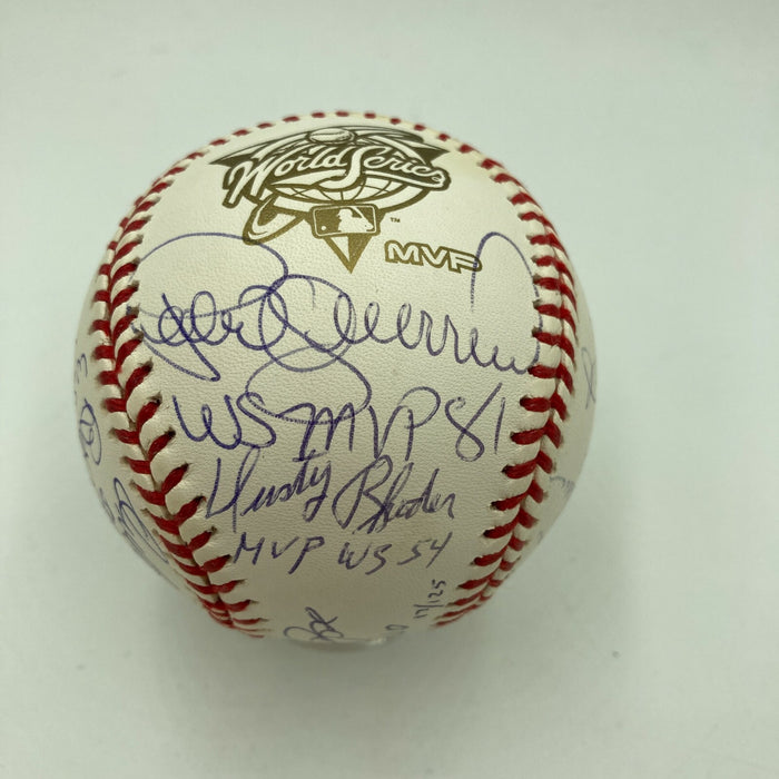 RARE World Series MVP's Multi Signed Baseball 16 Sigs With JSA COA