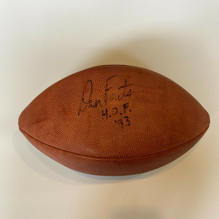 Dan Fouts "HOF 1993" Signed Wilson Official NFL Super Bowl XXXII Football JSA