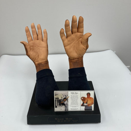 Willie Mays Original Hands Sculpture 1954 World Series "The Catch" With COA