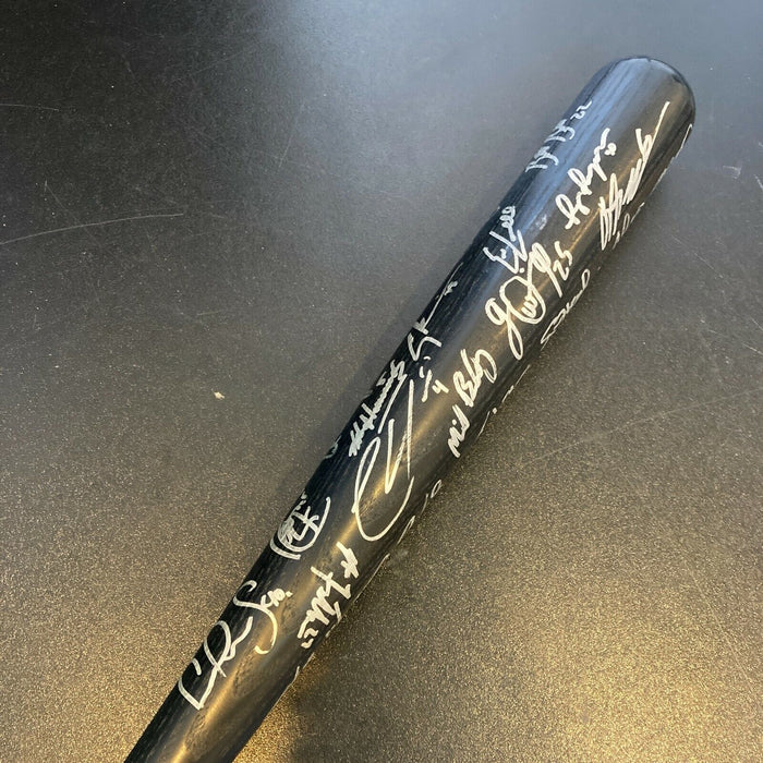 2009 Myrtle Beach Pelicans Braves Team Signed Bat Jason Heyward & Craig Kimbrel