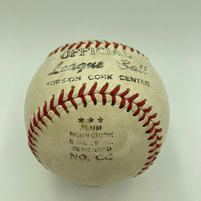 Beautiful Lloyd Waner Single Signed Baseball Rare Ballpoint Autograph PSA DNA