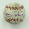 Rare Dante Bichette Pitched Complete Game Signed Heavily Inscribed Baseball PSA