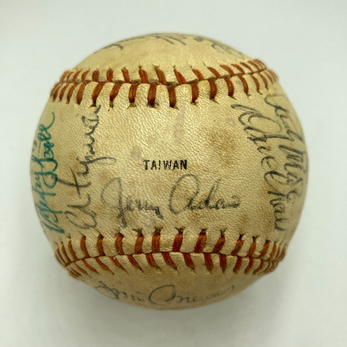 1975 California Angels Team Signed Baseball Nolan Ryan JSA COA