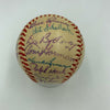 Rare 1953 New York Yankees Team Signed Mini American League Harridge Baseball