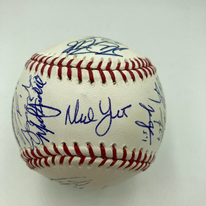 2014 Kansas City Royals AL Champs Team Signed World Series Baseball JSA COA