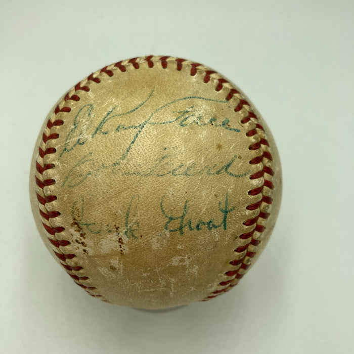 Honus Wagner Pittsburgh Pirates Multi Signed National League Baseball JSA COA