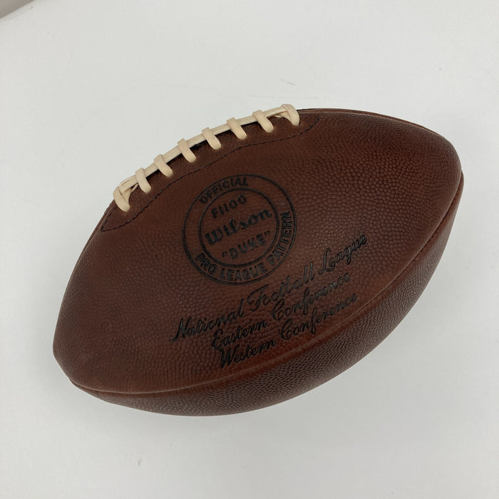Len Dawson HOF 87 SB MVP Signed Heavily Inscribed STAT Football Fanatics COA