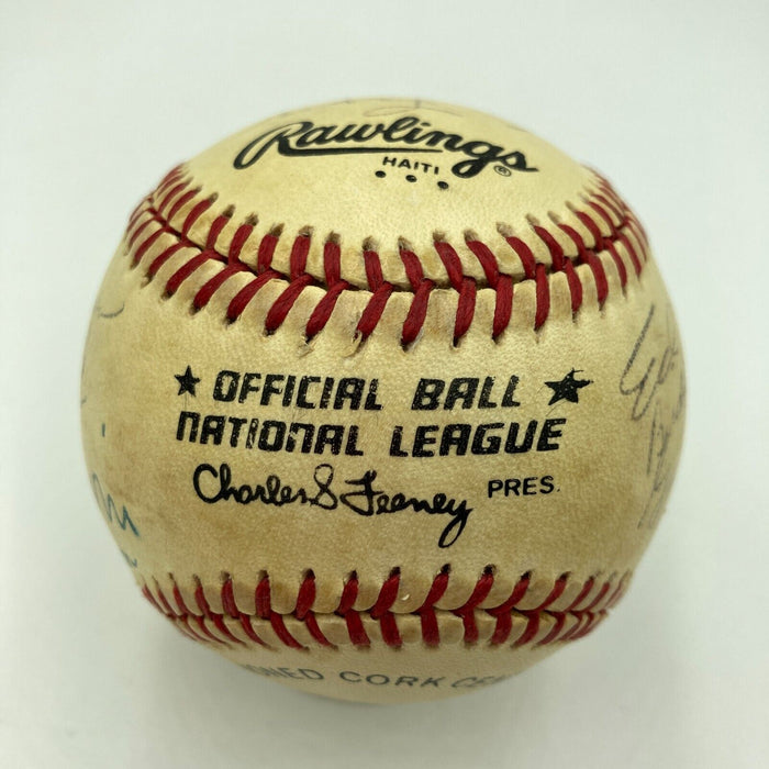 1984 Baseball Hall Of Fame Veterans Committee Signed Baseball With Stan Musial