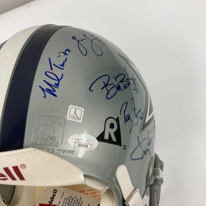 1995 Dallas Cowboys Super Bowl Champs Team Signed Authentic Helmet JSA COA