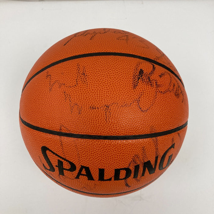 1987-88 Los Angeles Lakers NBA Champions Team Signed NBA Game Basketball JSA COA