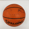 1987-88 Los Angeles Lakers NBA Champions Team Signed NBA Game Basketball JSA COA