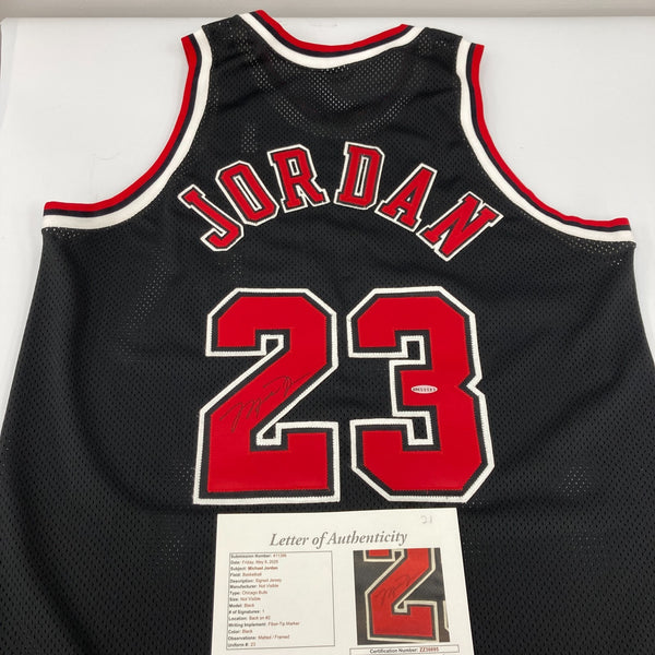 Michael Jordan Signed Chicago Bulls Nike Pro Cut Jersey JSA COA & UDA Upper Deck