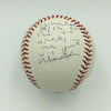 Warren Spahn Two No Hitters 9-16-60 4-28-61 Twice Signed Inscribed Baseball JSA
