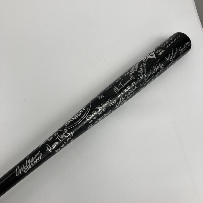 Beautiful World Series MVP's Multi Signed Baseball Bat 40 Sigs Beckett COA