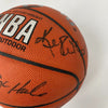 1991-92 Boston Celtics Team Signed Spalding Basketball 15 Sigs Larry Bird JSA