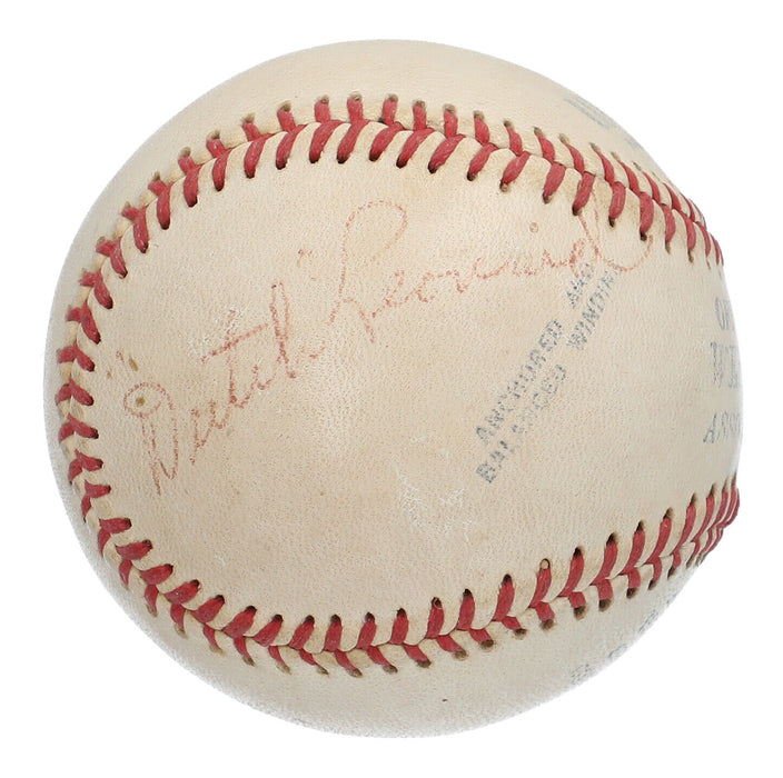 Dutch Leonard Single Signed Baseball PSA DNA COA