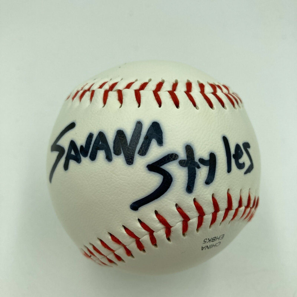 Savana Styles Porn Star Signed Autographed Baseball