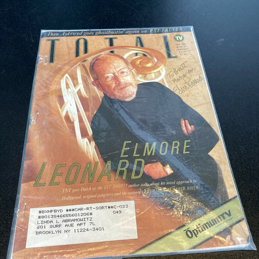 Elmore Leonard Novelist Signed Autographed Vintage Magazines