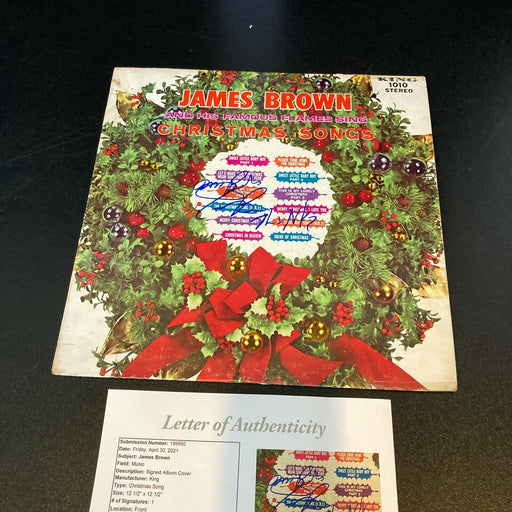 James Brown Signed Autographed LP Album With JSA COA