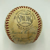 Willie Mays Hank Aaron Stan Musial 1950's Hall Of Fame Multi Signed Baseball JSA